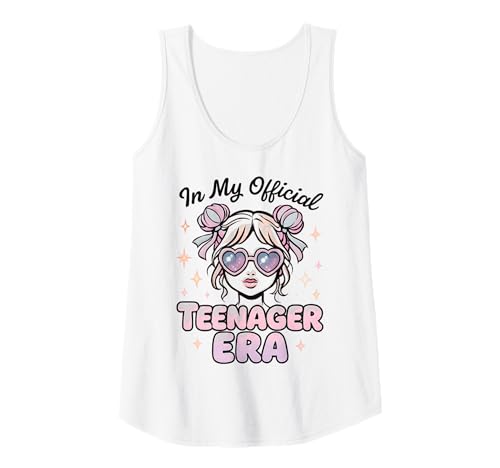 Damen In My Official Teenager Era – 13. Geburtstag Tank Top von 13th Birthday Quotes & Gifts