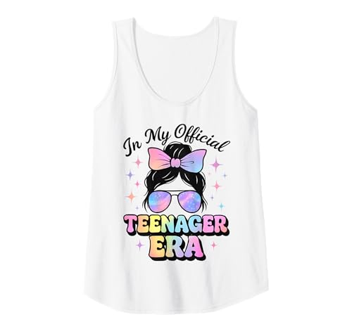 Damen In My Official Teenager Era – 13. Geburtstag Tank Top von 13th Birthday Quotes & Gifts