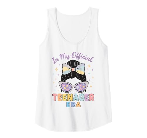 Damen In My Official Teenager Era – 13. Geburtstag Tank Top von 13th Birthday Quotes & Gifts