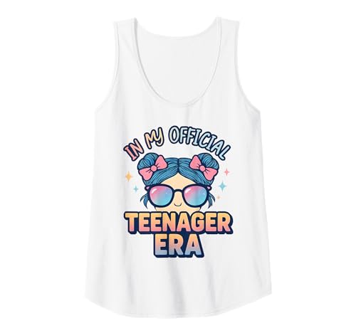 Damen In My Official Teenager Era – 13. Geburtstag Tank Top von 13th Birthday Quotes & Gifts