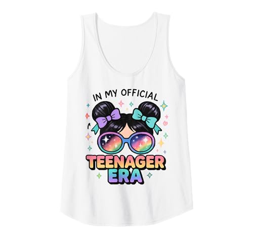 Damen In My Official Teenager Era – 13. Geburtstag Tank Top von 13th Birthday Quotes & Gifts