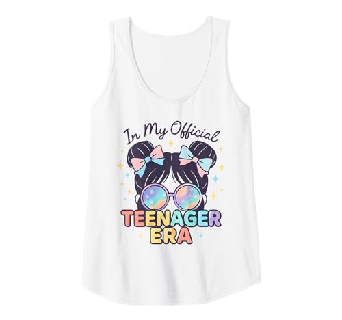 Damen In My Official Teenager Era – 13. Geburtstag Tank Top von 13th Birthday Quotes & Gifts