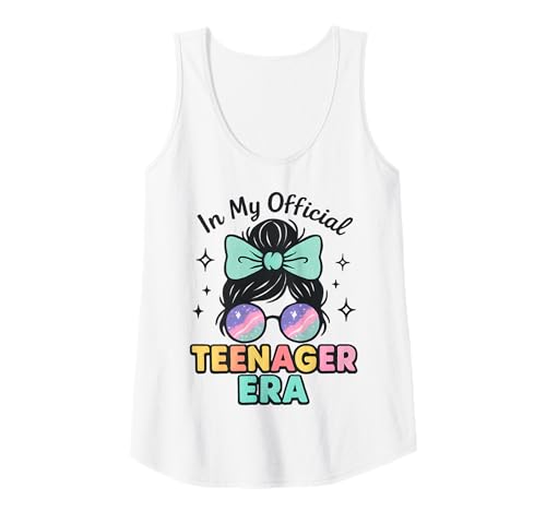 Damen In My Official Teenager Era – 13. Geburtstag Tank Top von 13th Birthday Quotes & Gifts