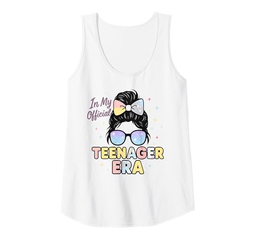 Damen In My Official Teenager Era – 13. Geburtstag Tank Top von 13th Birthday Quotes & Gifts