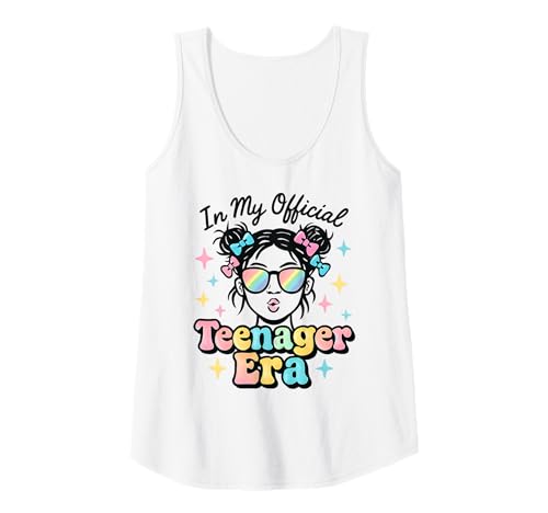 Damen In My Official Teenager Era – 13. Geburtstag Tank Top von 13th Birthday Quotes & Gifts