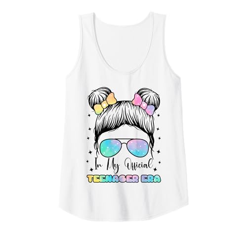 Damen In My Official Teenager Era – 13. Geburtstag Tank Top von 13th Birthday Quotes & Gifts