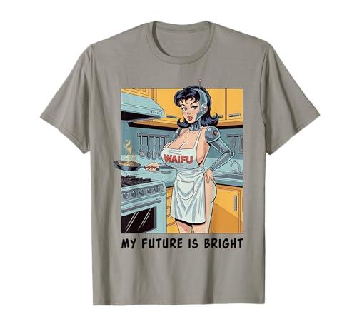 Meine Neue Robot Future Wife Cooking Bright Future Herren T-Shirt Meine Neue Robot Future Wife Cooking Bright Future Herren T-Shirt von 13th Titan Future Traditoinal Wife
