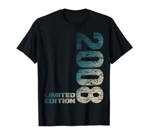 17. Geburtstag 2008 Limited Edition Junge Mädchen T-Shirt von 17. Geburtstag Jahrgang 2008 Legende