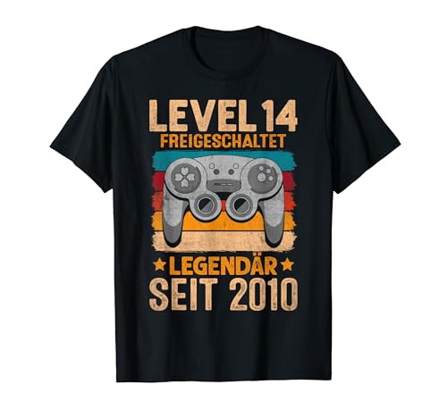 14. Geburtstag Junge Mädchen 14 Jahre 2010 Lustig Geschenk T-Shirt von 14. Geburtstag Mädchen 14. Geburtstag Deko Junge