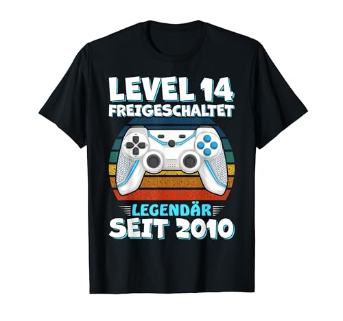 14. Geburtstag Junge Mädchen 14 Jahre 2010 Lustig Geschenk T-Shirt von 14. Geburtstag Mädchen 14. Geburtstag Deko Junge