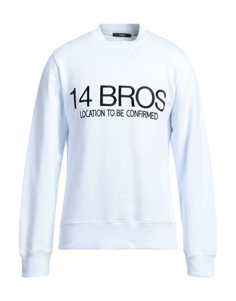 14BROS Sweatshirt Herren Weiß von 14BROS