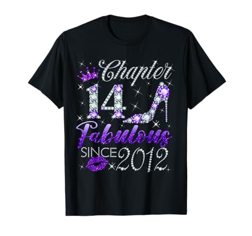 Kapitel 14 Fabulous Since 2012 14 Years Old Teen Girl T-Shirt Kapitel 14 Fabulous Since 2012 14 Years Old Teen Girl T-Shirt von 14th Birthday Gifts For Women Fabulous Since 2012