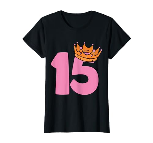 15. Geburtstag Mädchen süßes Birthday Queen Krone Teenager T-Shirt 15. Geburtstag Mädchen süßes Birthday Queen Krone Teenager T-Shirt von 15. Geburtstag Mädchen 15 Jahre süße Ouftits