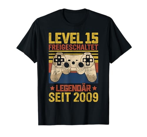 15. Geburtstag Junge Mädchen 15 Jahre 2009 Lustig Geschenk T-Shirt von 15. Geburtstag Mädchen 15. Geburtstag Deko Junge