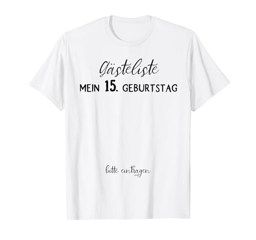 15. Geburtstag Junge Mädchen 15 Jahre 2009 Lustig Geschenk T-Shirt von 15. Geburtstag Mädchen 15. Geburtstag Deko Junge