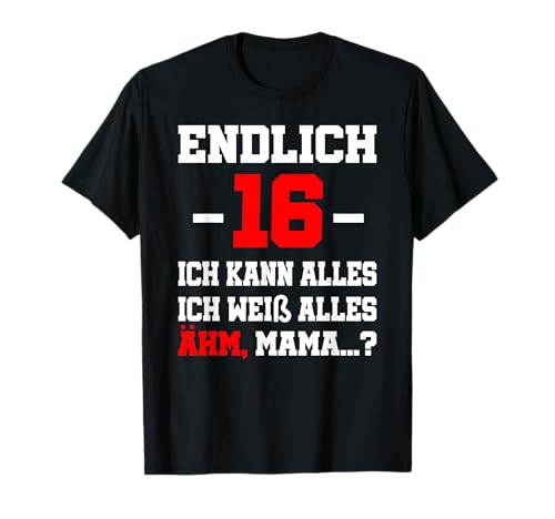 16 Geburtstag Junge Mädchen Geschenk-Ideen 2005 Geschenke T-Shirt 16 Geburtstag Junge Mädchen Geschenk-Ideen 2005 Geschenke T-Shirt von Zum 16 Geburtstag Endlich 16 Jahre Jungen Mädchen