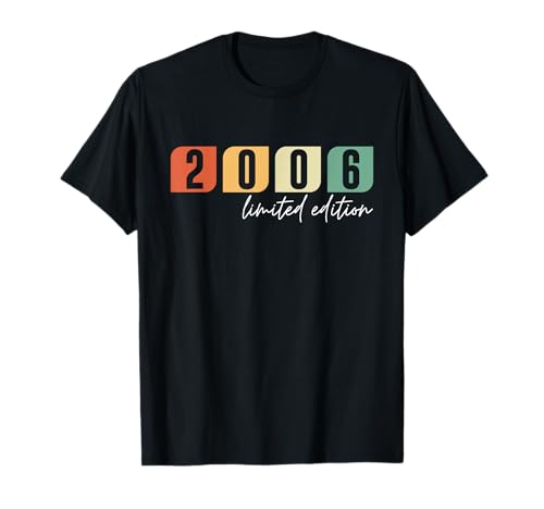 18. Geburtstag Junge Mädchen 18 Jahre 2006 Lustig Geschenk T-Shirt von Geburtstagsgeschenk Damen Herren 2006 Geschenkidee