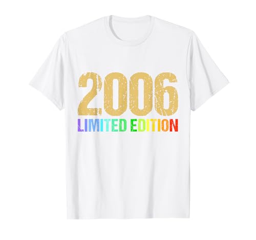 19. Geburtstag Junge Mädchen 19 Jahre 2006 Lustig Geschenk T-Shirt von T-Shirt 19. Geburtstag Herren Damen 19 Jahre Deko