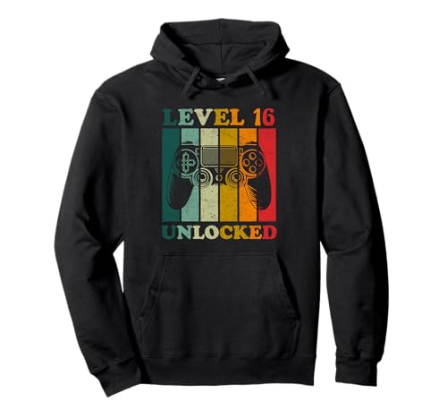 Level 16 Geburtstag Junge Jungen Lustig 16. Geburtstag Pullover Hoodie Level 16 Geburtstag Junge Jungen Lustig 16. Geburtstag Pullover Hoodie von 16. Geburtstag Geschenke Co.