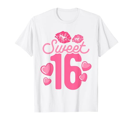 16. Geburtstag Mädchen 16 Jahre Alt Sweet 16 Teenager T-Shirt von 16. Geburtstag Grafiken und Mehr