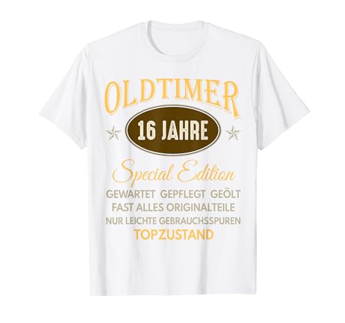 16. Geburtstag Junge Mädchen 16 Jahre 2008 Lustig Geschenk T-Shirt von 16. Geburtstag Mädchen 16. Geburtstag Deko Junge