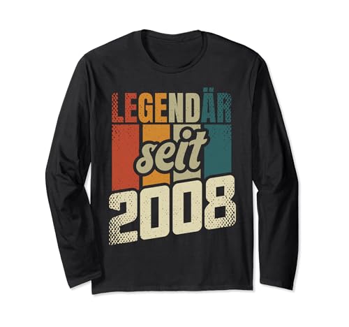 16. Geburtstag Junge Mädchen 16 Jahre 2008 Lustig Geschenk Langarmshirt von 16. Geburtstag Mädchen 16. Geburtstag Deko Junge