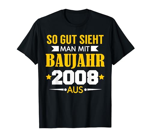 16. Geburtstag Junge Mädchen 16 Jahre 2008 Lustig Geschenk T-Shirt von 16. Geburtstag Mädchen 16. Geburtstag Deko Junge