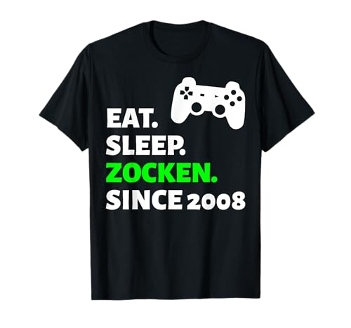 17. Geburtstag Junge Mädchen 17 Jahre 2008 Lustig Geschenk T-Shirt von T-Shirt 17 Jahre Junge Mädchen 17. Geburtstag Deko