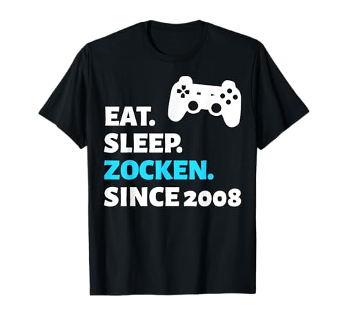 16. Geburtstag Junge Mädchen 16 Jahre 2008 Lustig Geschenk T-Shirt von 16. Geburtstag Mädchen 16. Geburtstag Deko Junge