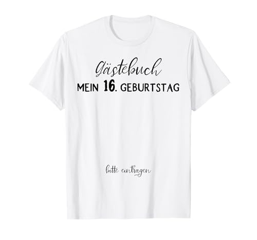 16. Geburtstag Junge Mädchen 16 Jahre 2008 Lustig Geschenk T-Shirt von 16. Geburtstag Mädchen 16. Geburtstag Deko Junge