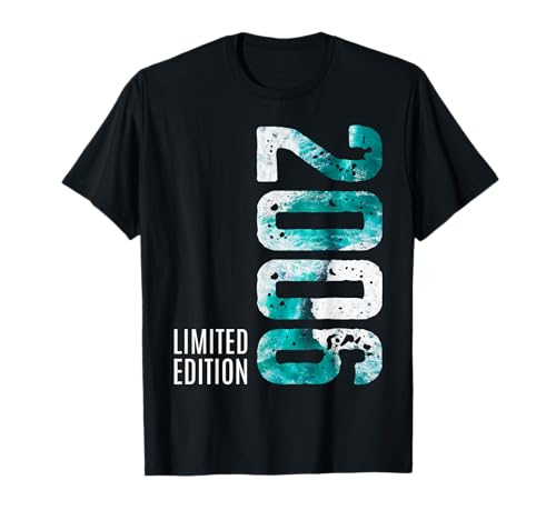 19. Geburtstag Geschenke Mädchen Junge 2006 Limited Edition T-Shirt von 19 Jahre Mann Frau Geschenkidee Meer 2006 geboren