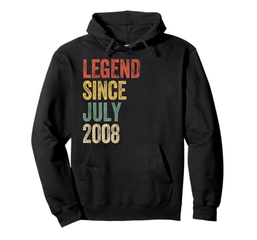 Legend 2008 17. Geburtstag Geschenke für Jungen Mädchen 17 Jahre alt Pullover Hoodie von 17 Yr Old Bday Gift Idea Store