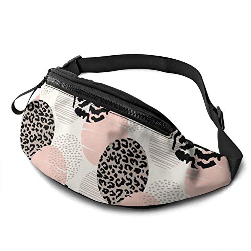 Damen Brustbeutel Hautmuster Mit Tiermuster, Sport Hüfttasche Stylisch Waist Fanny Pack Multifunktionale Taillentasche Für Aktivitäten Camping Outdoor 14X35Cm von 177