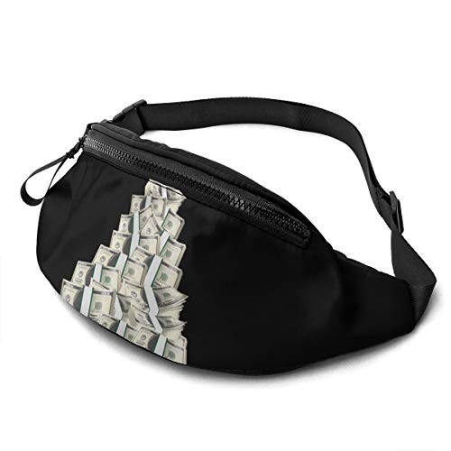 Gürteltasche Stapel Banknoten, Gurttasche Mode Bauchtasche Große Kapazität Damen Brustbeutel Für Hundetraining Camping Reisen 14X35Cm von 177