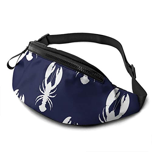 Gurttasche Hummermuster, Brusttasche Multifunktionale Taillentasche Mode Handytasche Tasche Für Herren Joggen Geschenke 14X35Cm von 177