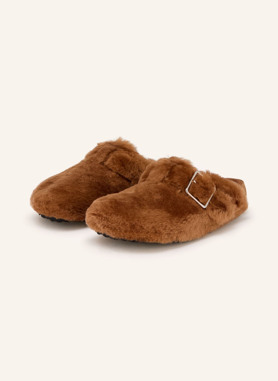 1774 Birkenstock Pantoletten Boston Shearling 1774 braun von 1774 BIRKENSTOCK