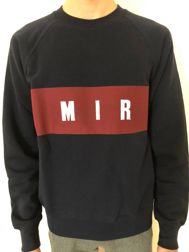 Retro Sweatshirt Bestickt "Mir" Retro Sweatshirt Bestickt "Mir" von 17MC