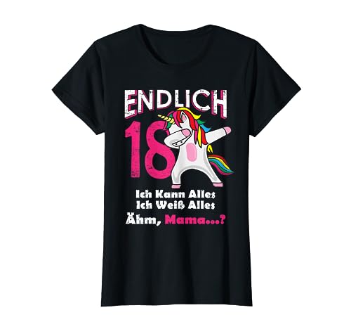 18. Geburtstag Party Mädchen 2003 Frau Lustig Geschenk T-Shirt von 18 Geburtstag 2003 geboren Deko Geschenkidee Shirt