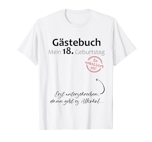 18. Geburtstag Junge Mädchen 18 Jahre 2006 Lustig Geschenk T-Shirt von Geburtstagsgeschenk Damen Herren 2006 Geschenkidee