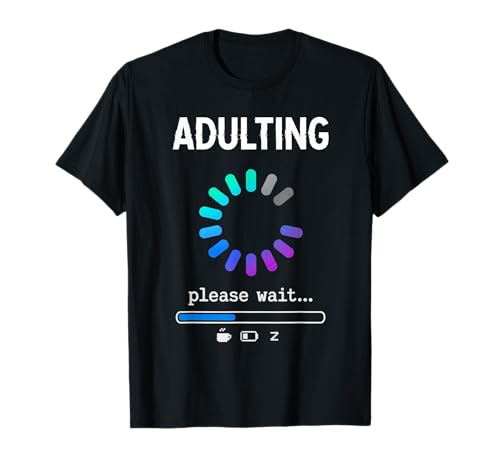 Funny Adult 18th Birthday Idea Fun Adulting Girls Boys T-Shirt Funny Adult 18th Birthday Idea Fun Adulting Girls Boys T-Shirt von 18 yr old Funny College Student Tees