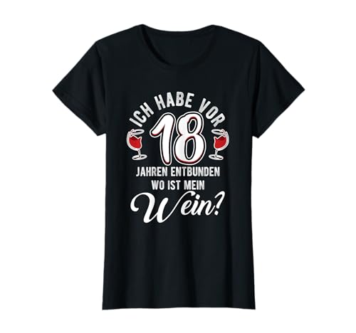 Outfit für Mutter zum 18. Geburtstag Junge Mädchen T-Shirt von 18. Geburtstag Geschenk Geburtstagsgeschenk