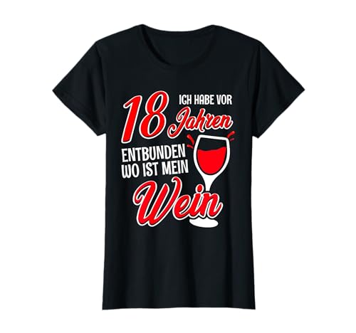 Outfit für Mutter zum 18. Geburtstag Junge Mädchen T-Shirt von 18. Geburtstag Geschenk Geburtstagsgeschenk