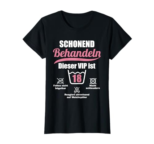 Schonend Behandeln Jahrgang 2005 Mädchen Frau 18. Geburtstag T-Shirt Schonend Behandeln Jahrgang 2005 Mädchen Frau 18. Geburtstag T-Shirt von 18. Geburtstag Geschenke Mädchen 2005 Endlich 18