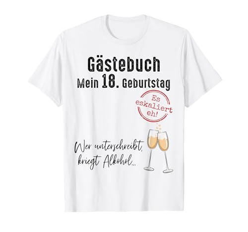 18. Geburtstag Junge Mädchen 18 Jahre 2007 Lustig Geschenk T-Shirt von T-Shirt 18. Geburtstag Junge Mädchen 18 Jahre Deko