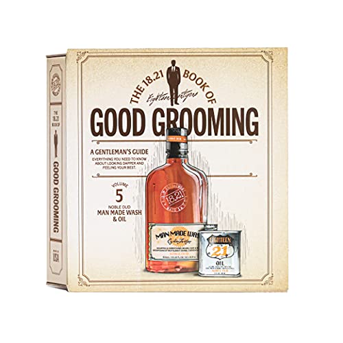 18.21 Man Made Book of Good Grooming Volume 5 Set – Noble Oud für Herren, 2 Stück von 18.21 Man Made