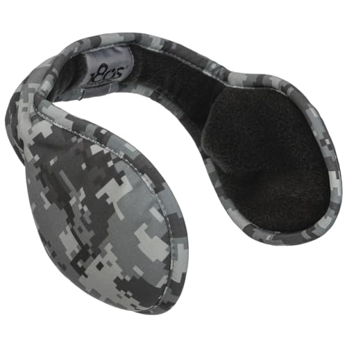 180s Men´s Camo Digital Print Ohrenschützer Ohrenwärmer Ohrenschutz Earband Damen/Herren - mit Futter Herbst-Winter - One Size grau von 180s