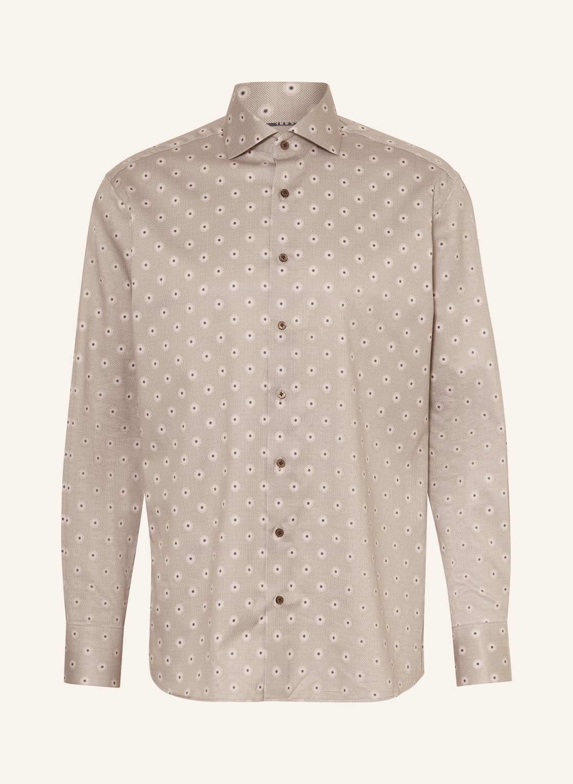 1863 By Eterna Hemd Modern Fit beige von 1863 by ETERNA