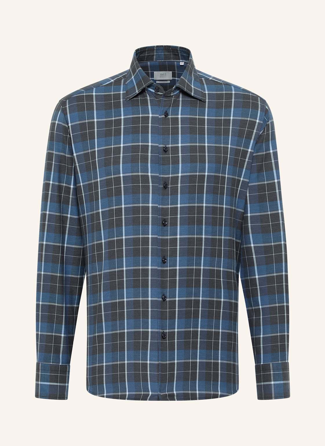 1863 By Eterna Hemd Modern Fit blau von 1863 by ETERNA