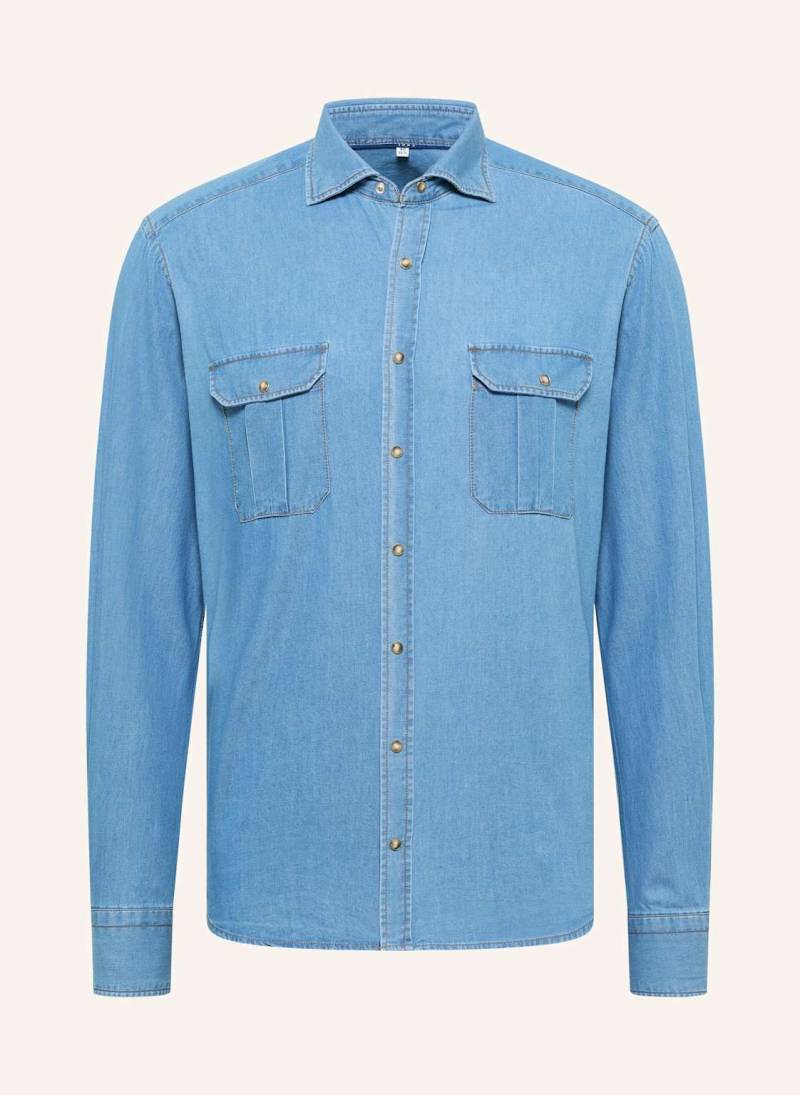 1863 By Eterna Hemd Modern Fit blau von 1863 by ETERNA