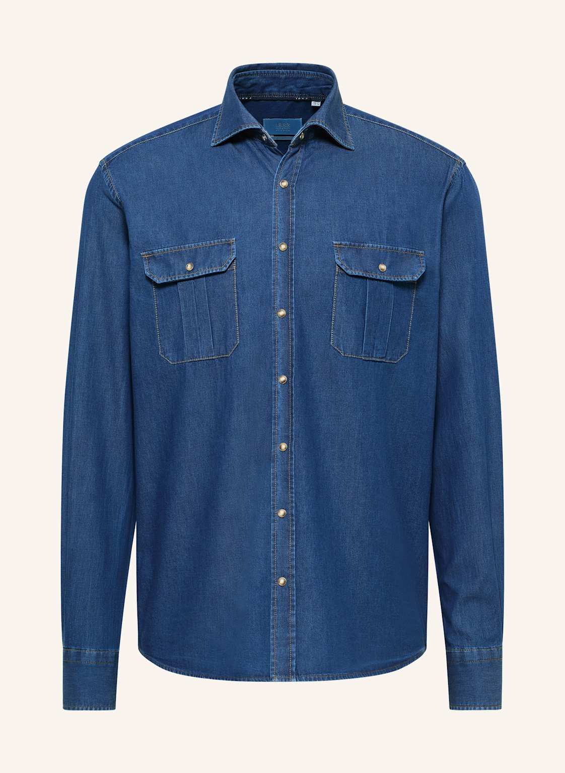 1863 By Eterna Hemd Modern Fit blau von 1863 by ETERNA